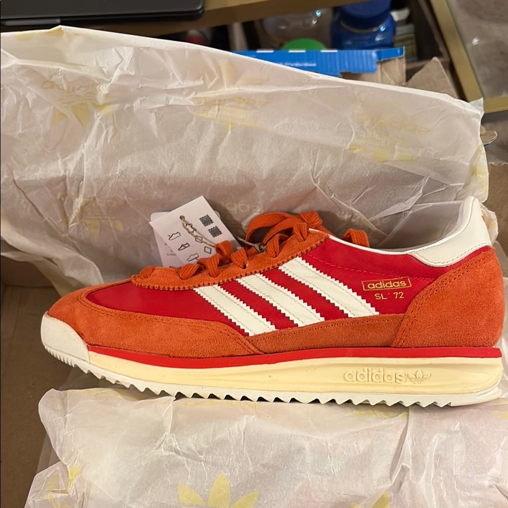 Adidas SL 72 RS Red Sneakers BNWT